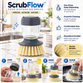 ScrubFlow™ 3-in-1 Soap Dispensing Brush